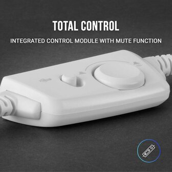 Gaming Headset met microfoon Mars Gaming MH320W LED RGB Stereo Grijs 4