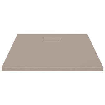 Douchebak 100x80 cm SMC bruin 4