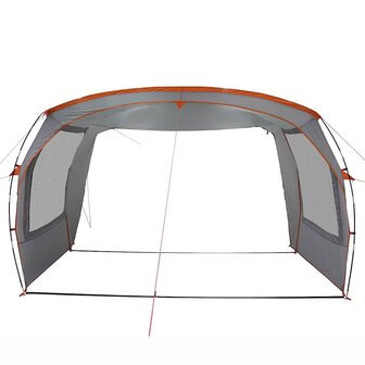 Autotent waterdicht grijs en oranje 5