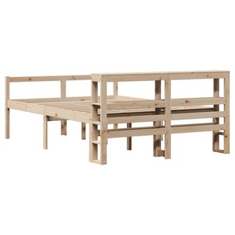 Seniorenbed met hoofdbord massief grenenhout 140x190 cm 6