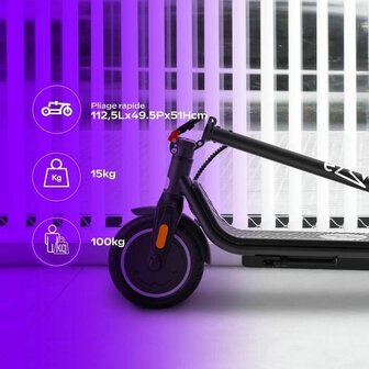Elektrische Step EZWAY Zwart 450 W 25 km/h 4
