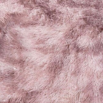 Hoogpolig vloerkleed NAVARRA 120x170 cm polyester stoffig roze 9