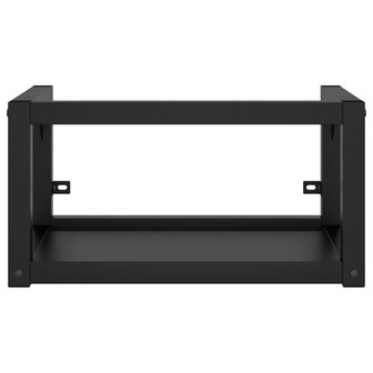 Wastafelframe met inbouwwastafel ijzer zwart 4