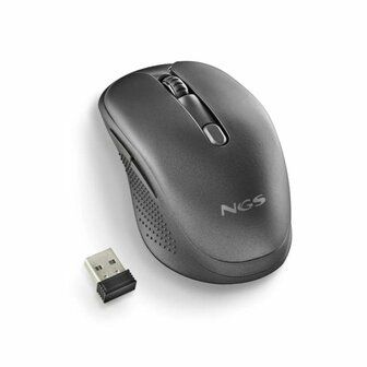 Wireless muis NGS EVO RUST Zwart 1600 dpi 3