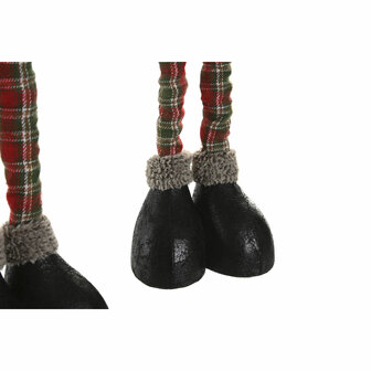 Kerstversiering Home ESPRIT Rood Groen 30 X 21 X 54 CM (2 Stuks) 3