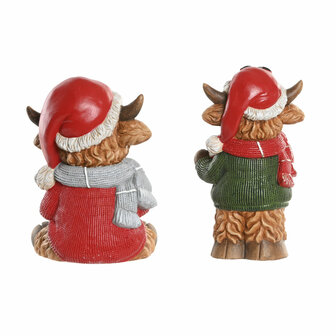 Kerstversiering Home ESPRIT Multicolour 22,5 X 19 X 38 CM (2 Stuks) 4