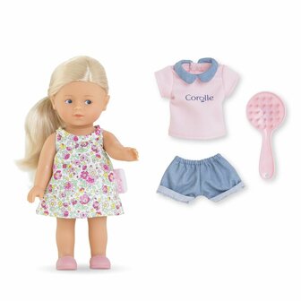 Babypop met Accessoires Corolle Mini Monde De Rosy 1