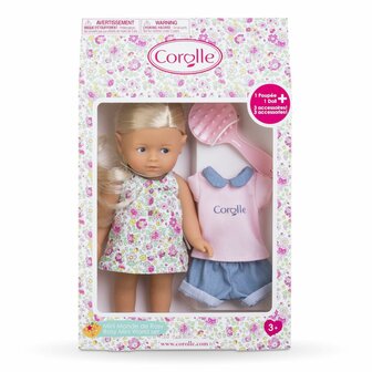Babypop met Accessoires Corolle Mini Monde De Rosy 2
