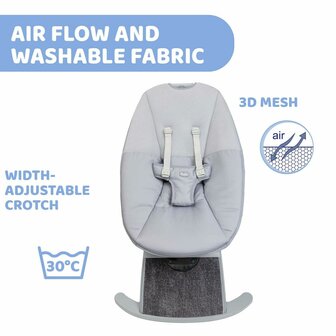 Baby wipstoel Chicco 08079890160000 Zwart Grijs 6