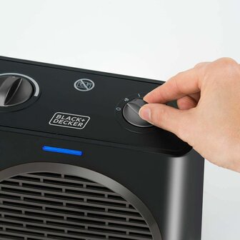 Elektrische Keramische Kachel Black &amp; Decker BXSH1500E 2000W Zwart 1500 W 2000 W 2