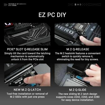 Moederbord Asus MAXIMUS Z890 HERO LGA 1851 5