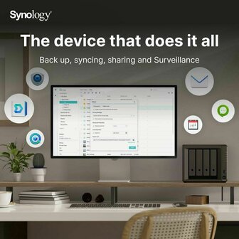 Netwerkopslag NAS Synology DS925+ Quad Core 4