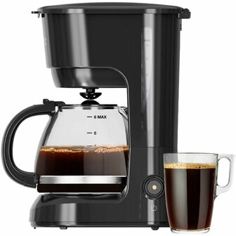 Drip Koffiemachine Solac CF4037 Zwart 600 W 6 Kopjes 6 Stuks 1