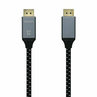 DisplayPort kabel Aisens Zwart Zwart/Gris 1,5 m 1