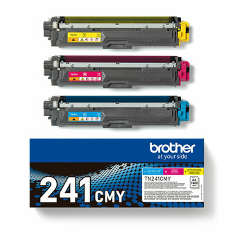 Originele inktcartridge Brother TN241CMY Geel Cyaan Magenta 3