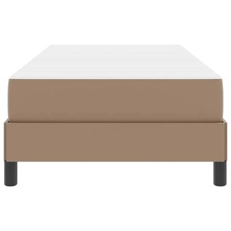 Bed met matras Cappuccino 90 x 190 cm Kunstleer 6