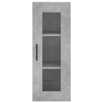 Hangkast 34,5x34x90 cm betongrijs 6