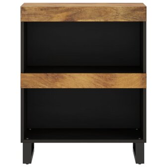 Bijzetkast 60x33x75 cm massief mangohout 3