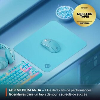 Muismat SteelSeries Turkoois 2