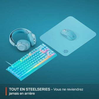 Muismat SteelSeries Turkoois 6
