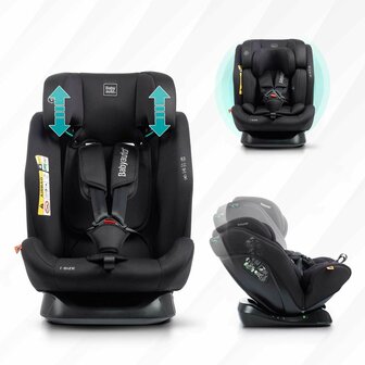 Autostoeltje Babyauto LOLO IBELT Zwart 0 (de 0 a 10 kilos) I (9 - 18 kg) II (15-25 kg) III (22 - 36 kg) Kinderen ECE R129/04 4