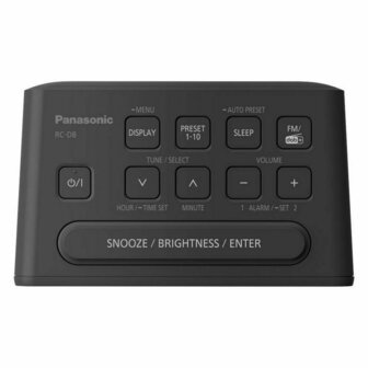 Wekkerradio Panasonic RC-D8EG-K Zwart 4
