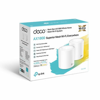 Access point TP-Link Deco X20 (2-pack) 1200 Mbps Mesh 2