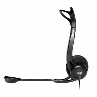 Hoofdtelefoon met microfoon Logitech 981-000100 Zwart 2