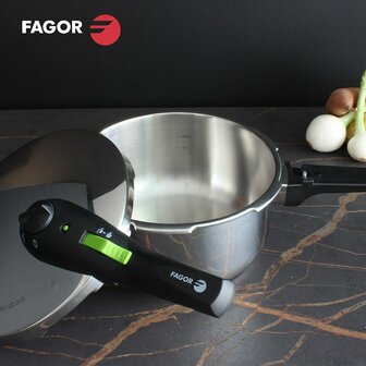 Set Snelkookpannen Fagor Roestvrij staal 10 L 2 Onderdelen 8