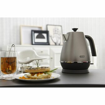 Waterkoker DeLonghi KBI2001.S 2000 W 1,7 L Zilverkleurig Chroom Metaal 6