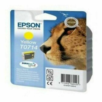 Originele inktcartridge Epson T0714 Geel 1