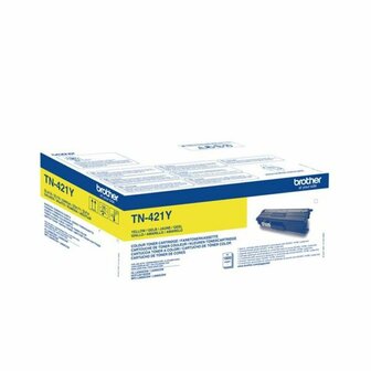 Originele Toner Brother TN-421Y TN421Y Geel 2