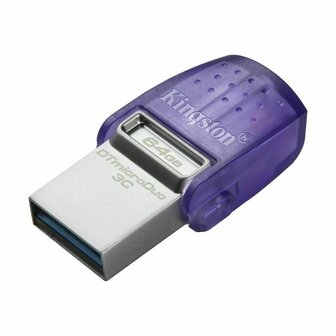 USB stick Kingston microDuo 3C 64 GB Paars 2