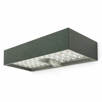Wandlamp Velamp TEGEL Zwart Polycarbonaat 6 W 800 lm (4000 K) 2