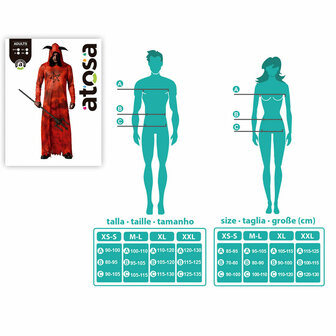 Kostuums voor Volwassenen Demon Halloween - Maat: XS/S - Maat: XS/S 5
