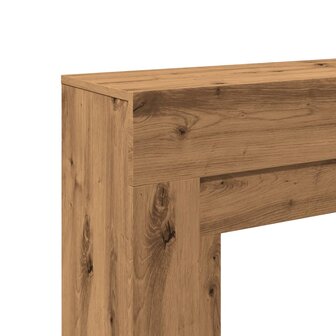 Haardombouw 100x30x87,5 cm bewerkt hout artisanaal eikenkleurig 7