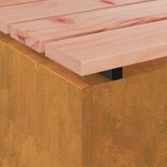 Tuinbank Roestig 60 x 40 x 43 cm Cortenstaal 8