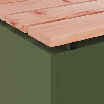 Tuinbank Olijfgroen 40 x 40 x 43 cm Staal 7