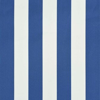 Luifel uittrekbaar 100x150 cm blauw en wit 7