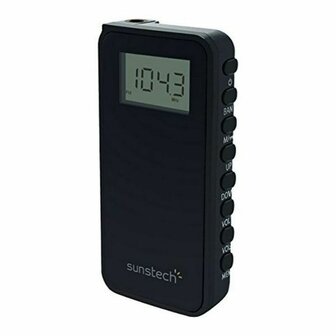 Transistorradio Sunstech RPD23BK Zwart 1
