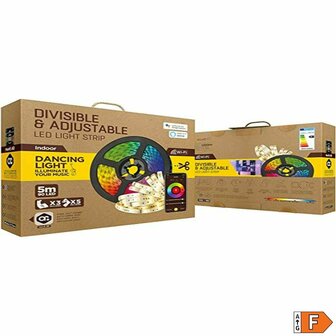 LED strips Muvit MIOLST002 5 m Zwart Multicolour Gouden F 2