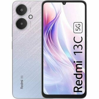 Smartphone Xiaomi REDMI 13C 5G 4-128 SV Octa Core 4 GB RAM 128 GB Zilverkleurig 1