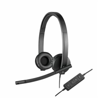 Hoofdtelefoon met Hoofdband Logitech 981-000575 Zwart 1