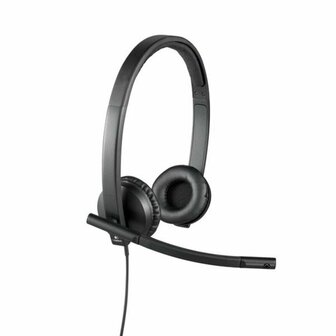 Hoofdtelefoon met Hoofdband Logitech 981-000575 Zwart 5