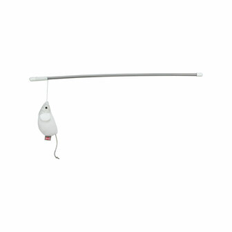 Kattenspeeltje Trixie Wit Polyester Plastic Muis 3