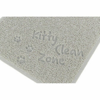 Mat voor kattenbak Trixie Lichtgrijs PVC 37 &times; 45 cm Zandbak 6