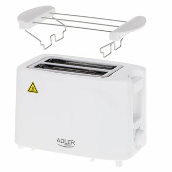 Broodrooster Adler ad 3223 Wit 900 W 2