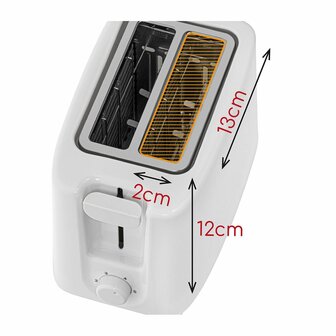 Broodrooster Adler ad 3223 Wit 900 W 6