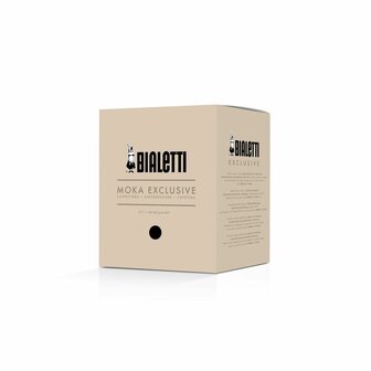 Percolator Bialetti MOKA EXCLUSIVE Zwart Aluminium 3 Koppar 3