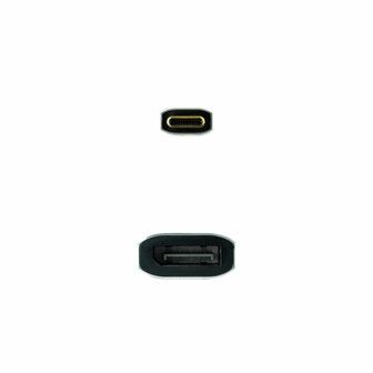 Adapter USB-C naar DisplayPort NANOCABLE 10.16.4104-G Grijs 15 cm 8K Ultra HD 3